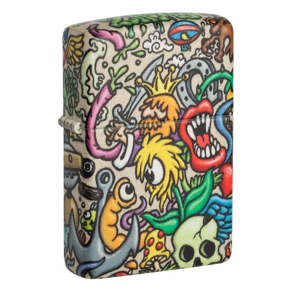 Zippo Crazy Collage 540 Color Pocket Lighter 48394